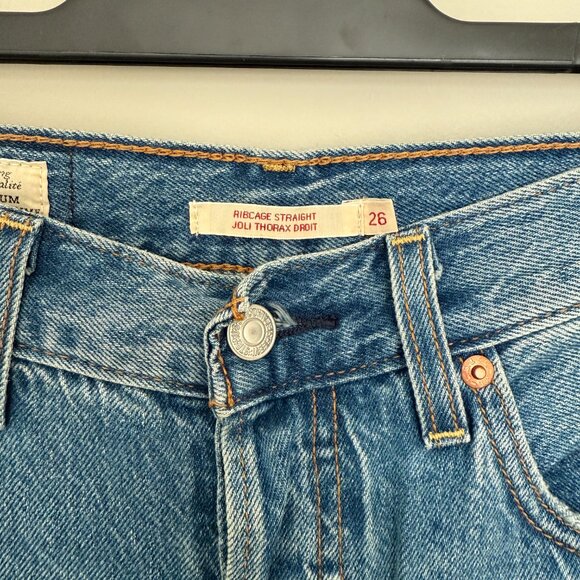 Levi's Ribcage Straight Jeans - Picture 6 of 8